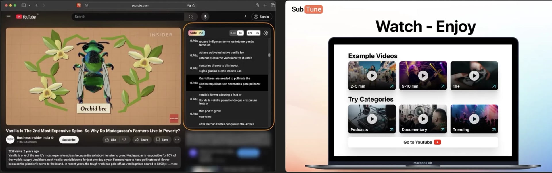 case: Video-to-Textbook Learning App